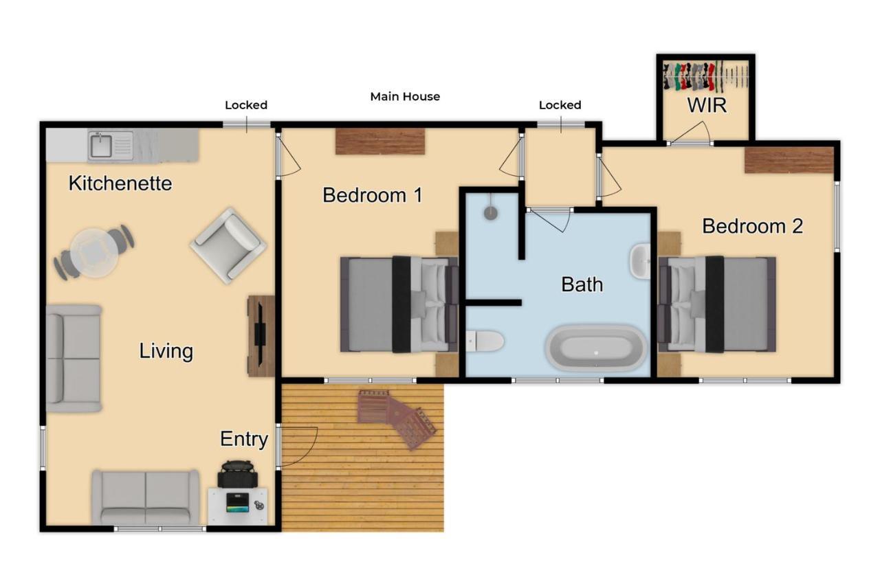 Sweet Magnolia 1 Or 2 Bedroom Suite St Kilda Cambridge With Complimentary Continental Breakfast Buitenkant foto